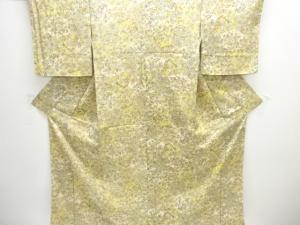 亀甲に花鳥模様小紋着物